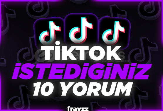 ⭐Tiktok + İstediğiniz 10 Yorum ⭐ ⭐Tiktok + İstediğiniz 10 Yorum ⭐