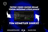 Tiktok İZLENME-PAYLAŞMA-KAYDETME Uygulaması