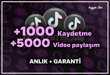 (TİKTOK KEŞFET) +1000 Kaydetme +5000 Paylaşım