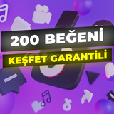 TİKTOK KEŞFET ETKİLİ 200 BEĞENİ