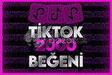 TİKTOK (KEŞFET ETKİLİ) 2000 BEĞENİ %100