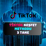 TİKTOK KEŞFET METHODU/ 3 TANE / ANINDA TESLİM