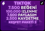 TİKTOK KEŞFET PAKETİ 3 | GARANTİ