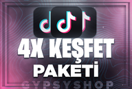  ⭐Tiktok Keşfet Paketi (Garanti+Destek)