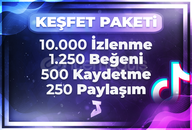 Tiktok Keşfet Paketi | Garantili
