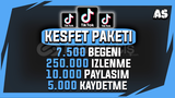 Tiktok Keşfet Paketi | Garantili ⭐