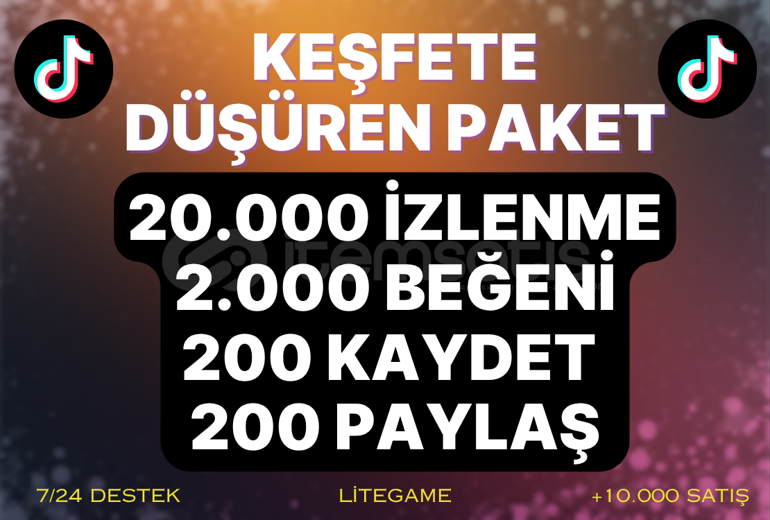 ⭐TİKTOK KEŞFETE DÜŞ PAKETİ⭐ ⭐TİKTOK KEŞFETE DÜŞ PAKETİ⭐