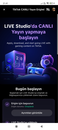 Tiktok live studio canlı yayın açık 210 takipci
