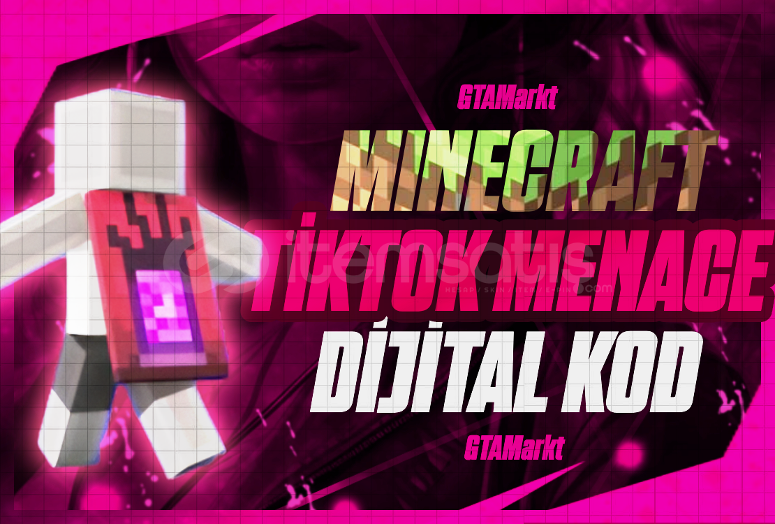 ⭐Tiktok Menace Cape⭐Dijital Kod Minecraft⭐ ⭐Tiktok Menace Cape⭐Dijital Kod Minecraft⭐