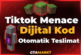 ⭐Tiktok Menace Cape⭐Dijital Kod Minecraft⭐