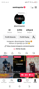 ⭐TİKTOK⭐RAP SAYFASINA REKLAM VER