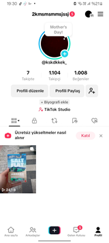 Tiktok satılık hesap