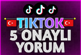 TikTok Türk 5 Mavi Tikli Yorum - Keşfet Etkili