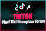 ⭐[KALİTELİ] Tiktok Türk Mavi Tikli Random Yorum