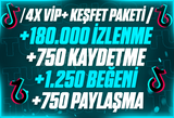 TikTok ⚡ Vip Keşfet Paketi | Garantili ⭐