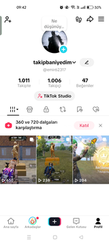 TİKTOK YAYINLIK 1 K FULL GERÇEK TAKİPÇİLİ HESAP