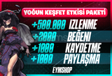 TikTok ⚡Yoğun Keşfet Etkisi⚡ PAKET