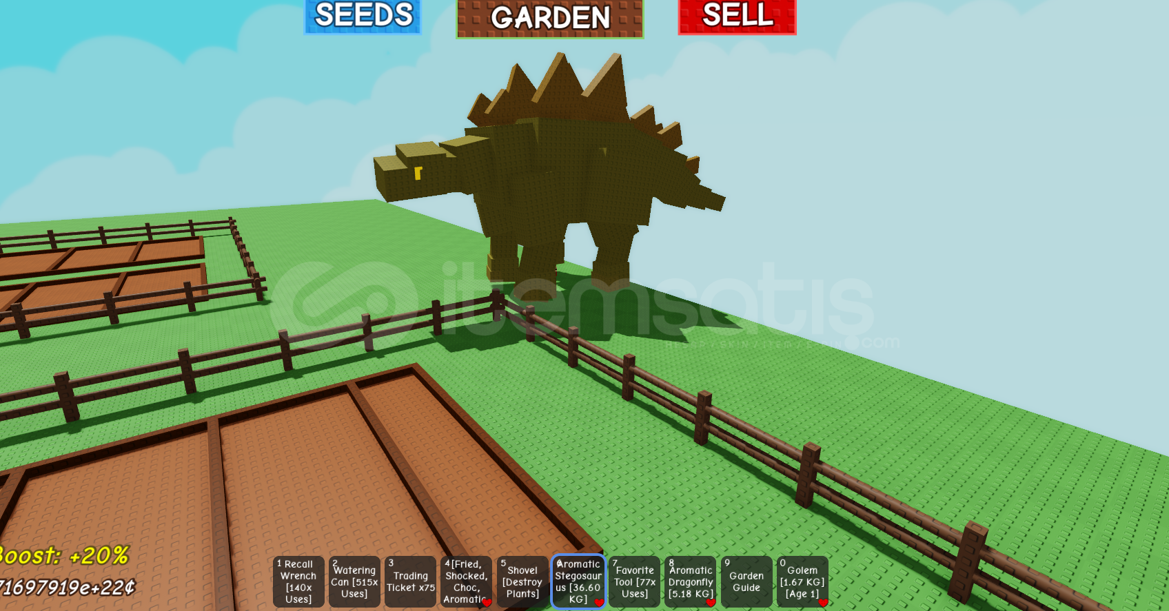 ⭐Titan Aromatic Stegosaurus Grow A Garden ⭐Titan Aromatic Stegosaurus Grow A Garden