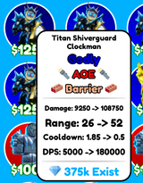 TITAN SHIVERGUARD CLOCKMAN EN UCUZU