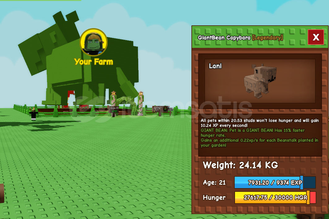 TITANIC GIANTBEAN CAPYBARA 86 KG MAX GAG TITANIC GIANTBEAN CAPYBARA 86 KG MAX GAG