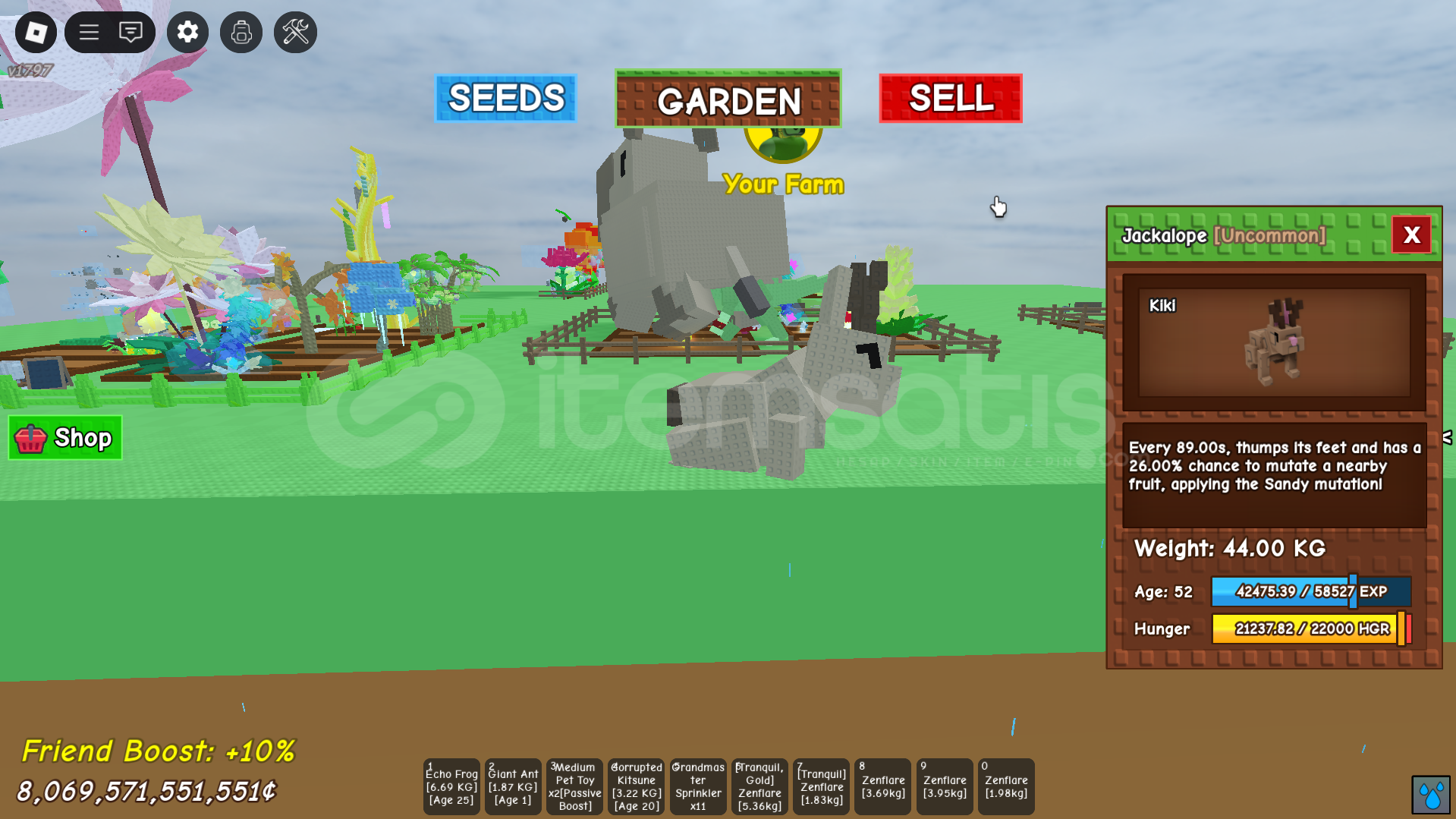 TITANIC JACKALOPE GROW A GARDEN TITANIC JACKALOPE GROW A GARDEN