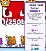 Titanic Pixel Demon #12