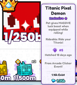 Titanic Pixel Demon #5 