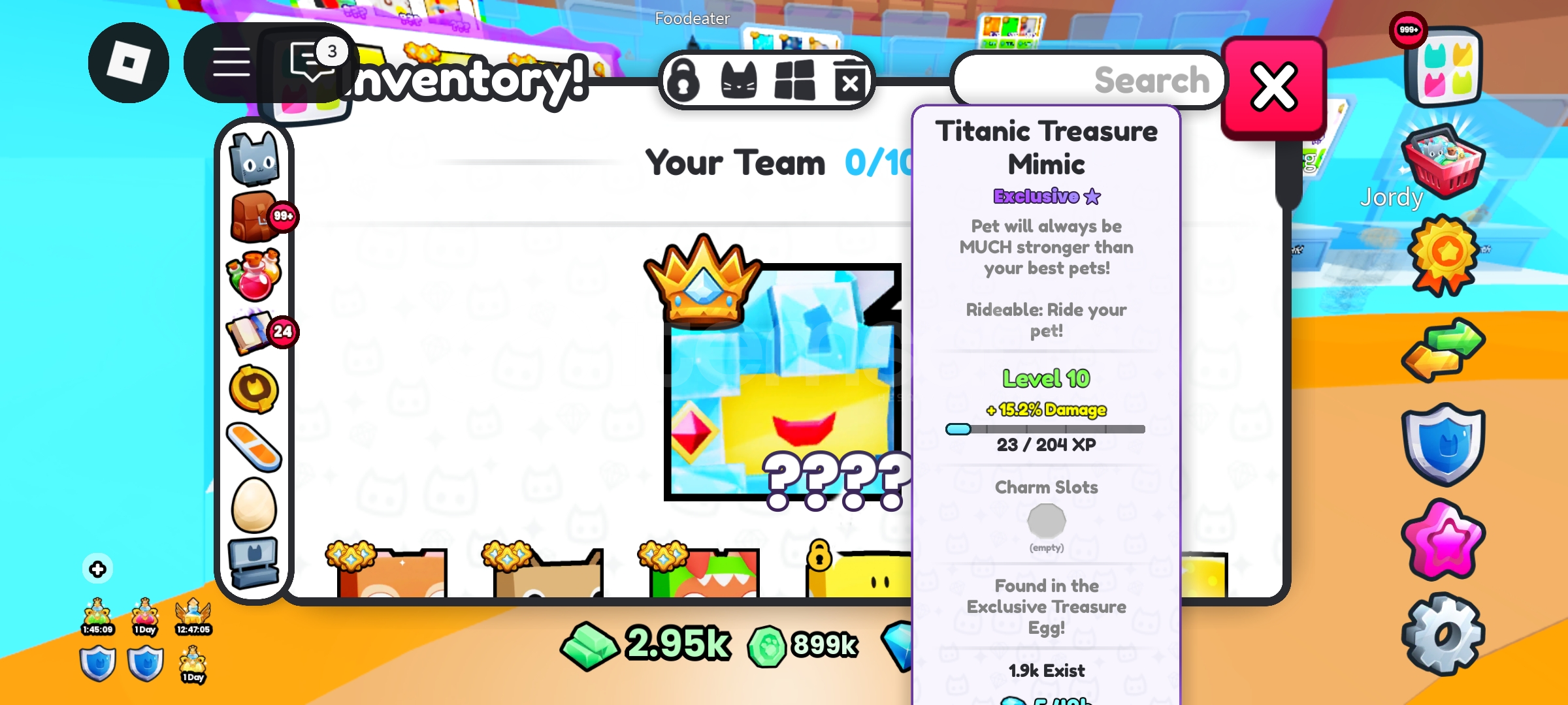 Titanic treasure mimic (cv 5.5b) Titanic treasure mimic (cv 5.5b)