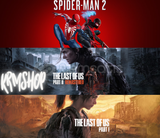 TLOU PART 1 + TLOU PART 2 + SPIDERMAN 2 PS4/PS5