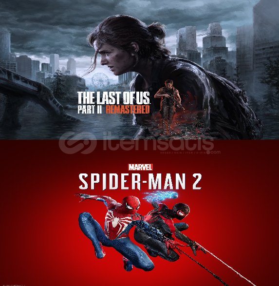 TLOU PART 2 + SPIDERMAN 2 PS4/PS5 & DESTEK TLOU PART 2 + SPIDERMAN 2 PS4/PS5 & DESTEK