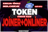 TOKEN JOİNER+ONLİNER captchasız proxysiz 