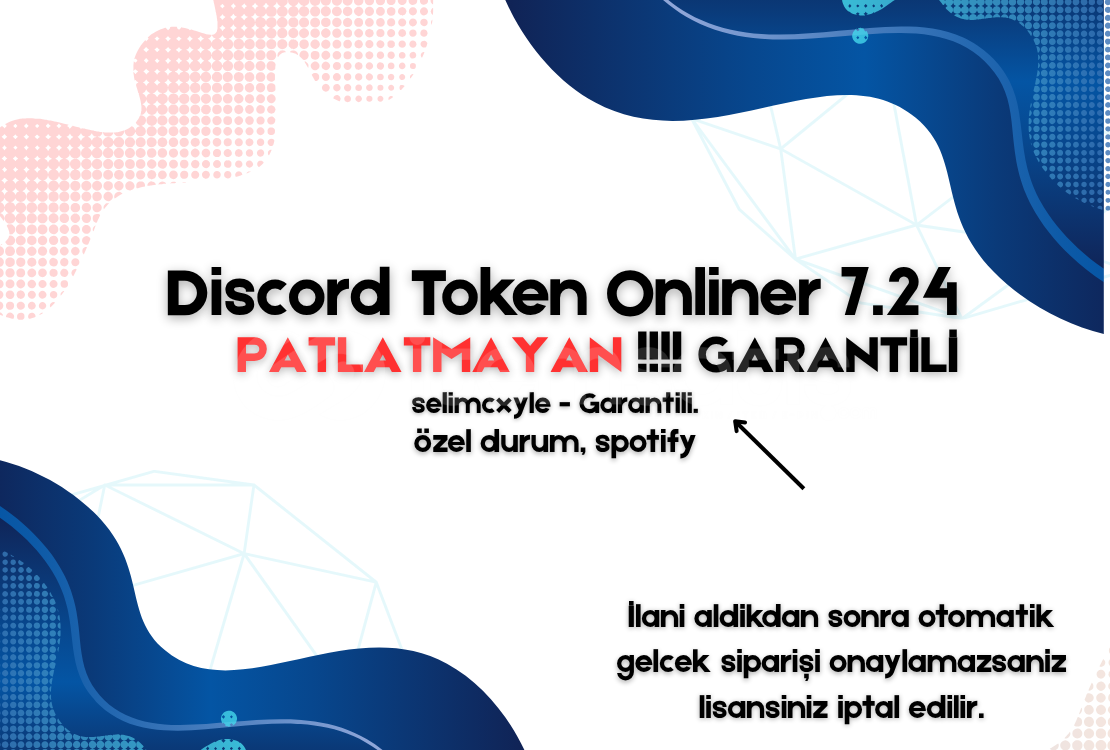 Token Onliner ( Patlatmayan + Garantili )  Token Onliner ( Patlatmayan + Garantili )