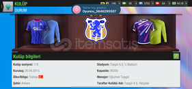Top Eleven 118 seviye Manager satılık Top Eleven 118 seviye Manager satılık