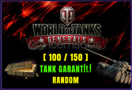 ⭐Toplam [ 100-150 ] Tank Grantili Rndm hesap !