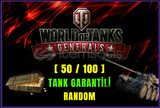 ⭐Toplam [ 50-100 ] Tank Grantili Random hesap !