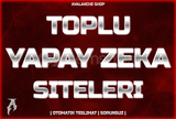 ⭐️ TOPLU YAPAY ZEKA SİTELERİ ⭐️