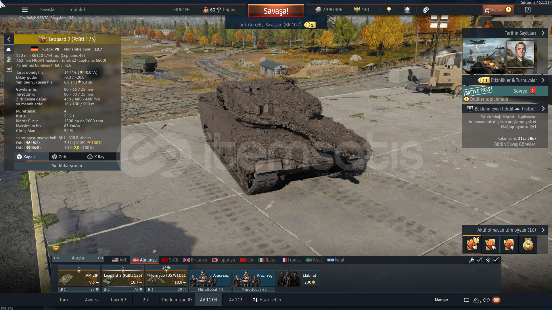 TORNADO IDS WTD61 LEOPARD 2 PZBTL123 2S38 T72AV TORNADO IDS WTD61 LEOPARD 2 PZBTL123 2S38 T72AV