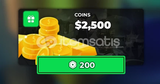 ✨Tower Defense Simulator $2,500 COINS✨