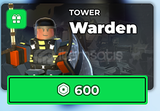 Tower Defense Simulator Warden