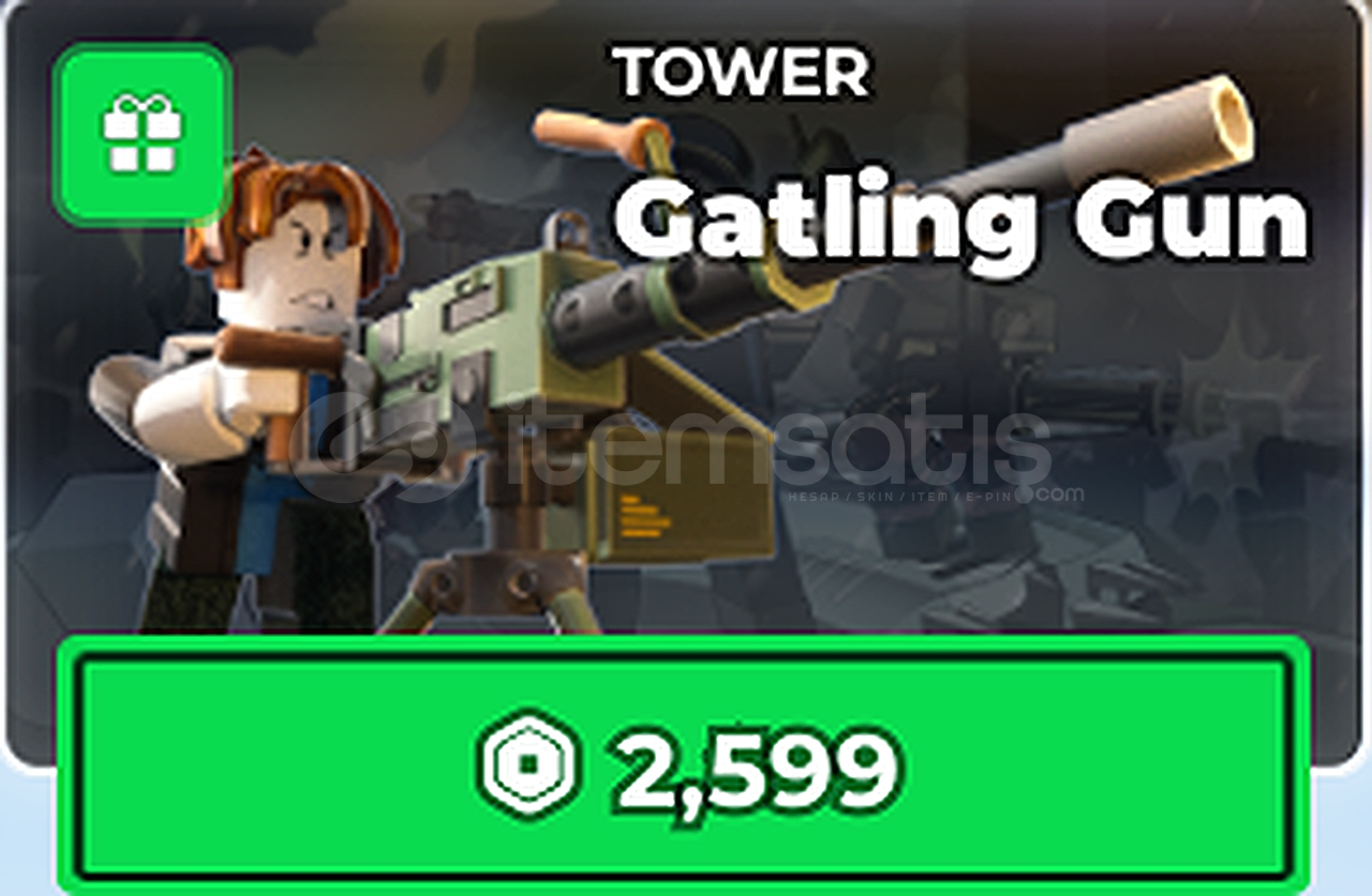 Tower Defense Simulator Gatling Gun Tower Defense Simulator Gatling Gun