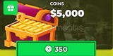 ⭐Tower Defense Simulator : 5000 Coins ⭐ 