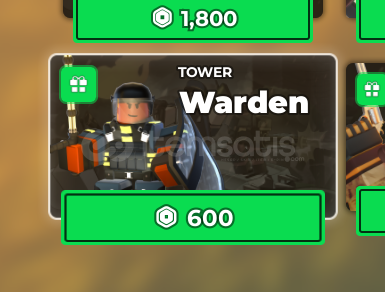 Tower Defense Simulator Warden  Tower Defense Simulator Warden