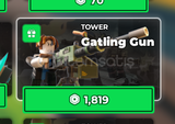 Tower Defense Simulator Gatling Gun