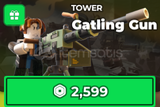 ⭐Tower Defense Simulator : Gatling Gun ⭐ 