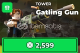 ⭐Tower Defense Simulator : Gatling Gun ⭐