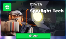 Tower Defense Simulator Spotlight Tech