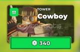 ⭐Tower Defense Simulator : Tower Cowboy GİFT⭐