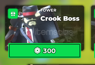 Tower Defense Simulator : Tower Crook Boss GİFT