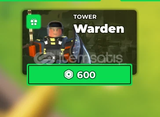 ⭐Tower Defense Simulator : Tower Warden GİFT⭐