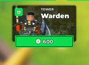 Tower Defense Simulator : Tower Warden GİFT